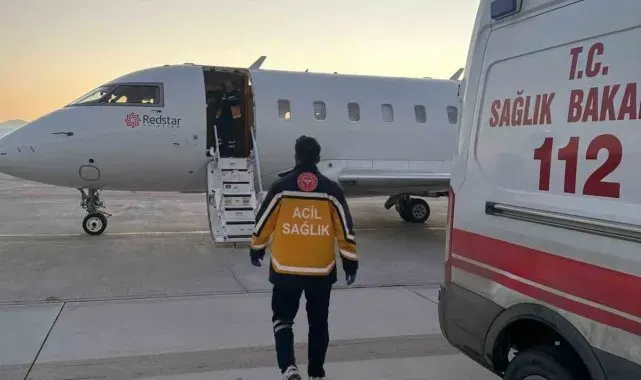 Van'da 5 günlük bebek ambulans uçakla İstanbul'a sevk edildi
