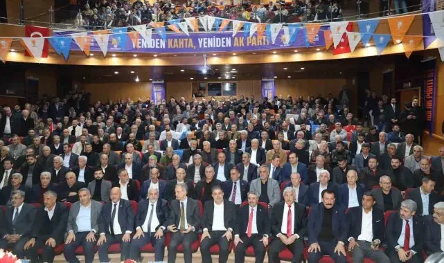 Adıyaman Kahta'ta AK Parti 8. Olağan İlçe Kongresi gerçekleştirildi