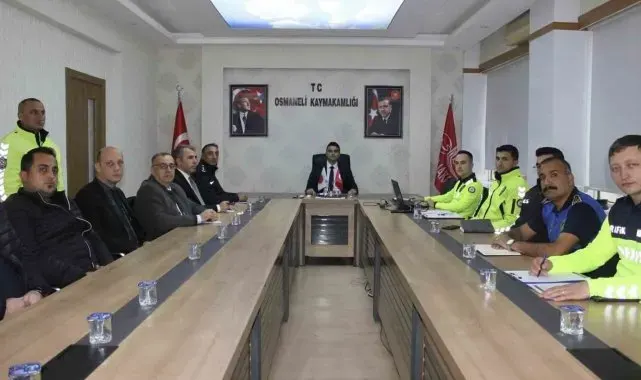Osmaneli'nde 'Kış Tedbirleri' toplantısı