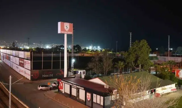 Samsunspor tesislerinde yangın paniği