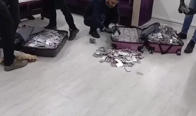Amasya'da yolcu otobüsünde 57 binden fazla uyuşturucu hap ele geçirildi