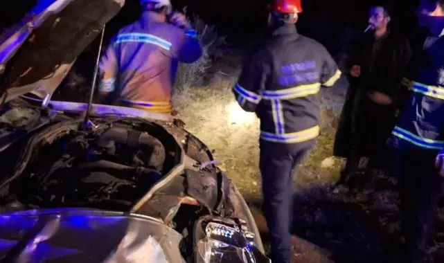 Mardin'de otomobil takla attı: 4 yaralı