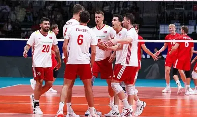 A Milli Erkek Voleybol Takımı, hazırlık maçında Danimarka'yı mağlup etti