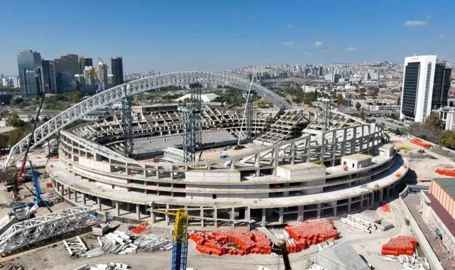 Ankara'nın yeni stadyum kompleksi hızla tamamlanıyor
