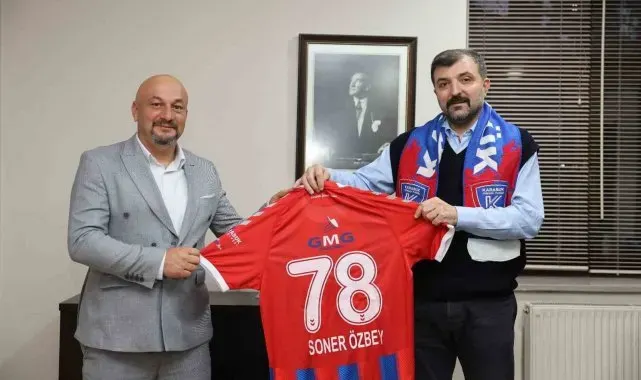 Başkan Aydım, KARDEMİR'in yeni ortağı Özbey'e hayırlı olsun dileklerini iletti