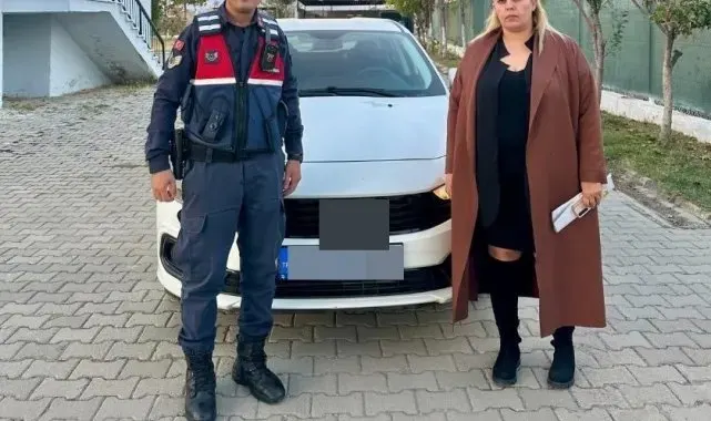 İzmir'de çalındı, Söke'de Jandarma buldu