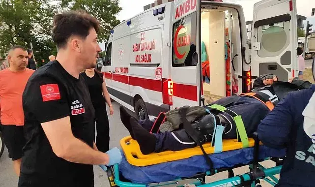 Atakum'da otomobil ile motosiklet çarpıştı: 1 yaralı