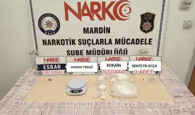 Mardin'de uyuşturucu operasyonunda 2 kişi tutuklandı