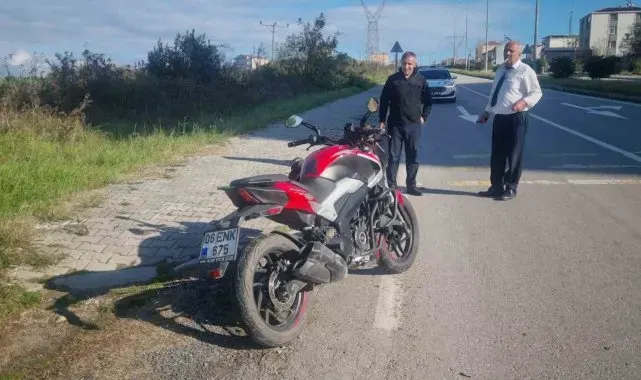 Sinop'ta motosiklet kazası
