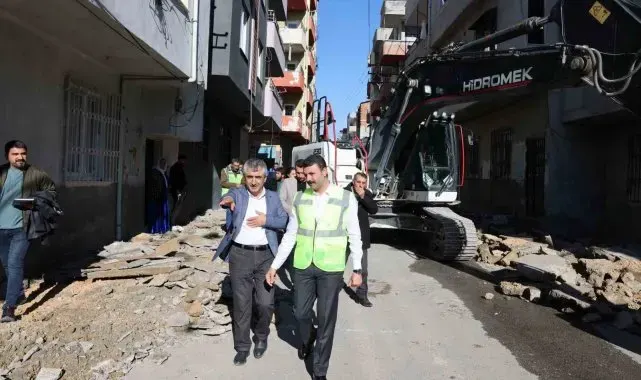 Akdeniz'de sokaklar yenileniyor
