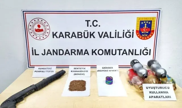 Karabük'te uyuşturucu operasyonu