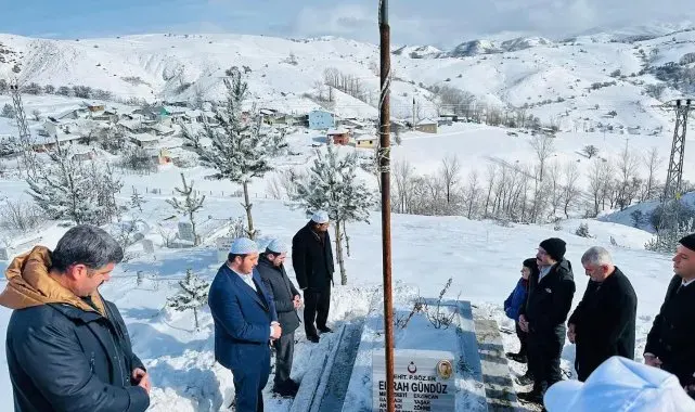 Şehit Gündüz birinci sene-i devriyesinde dualarla yad edildi