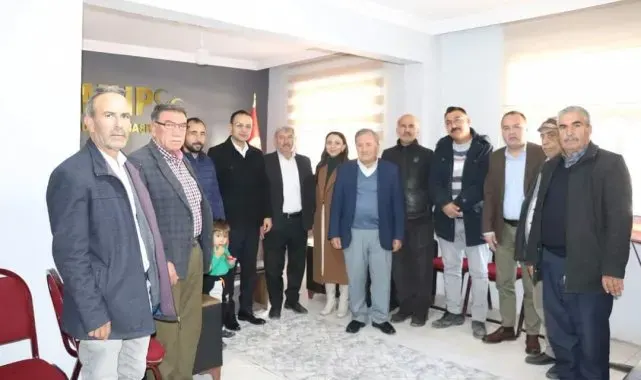 Kaymakam Kahveci siyasi partileri ziyaret etti