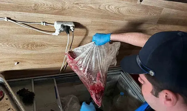 Gaziantep'te 500 kilo bozuk ciğer ve et ürünü ele geçirildi