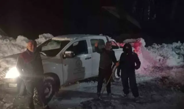 Mahsur kalanlar 15 saatlik çalışmayla kurtarıldı