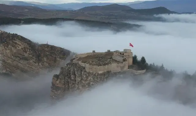 Boyabat Kalesi'nin sis güzelliği