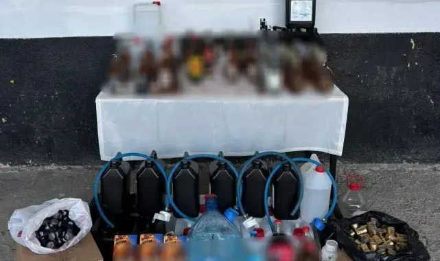 Söke'de sahte içki operasyonu