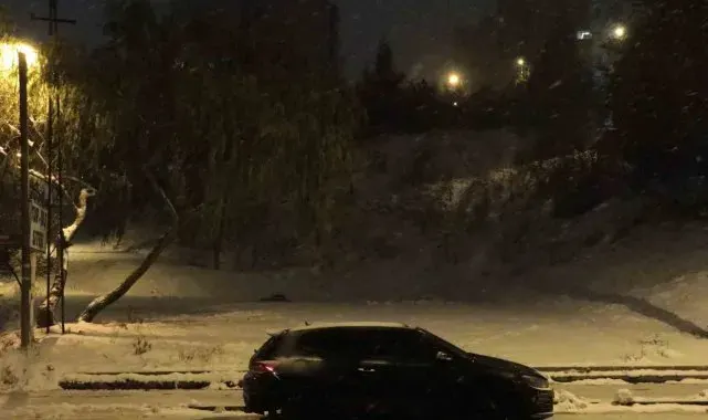 Ankara'da kar yağışı gece boyu devam etti