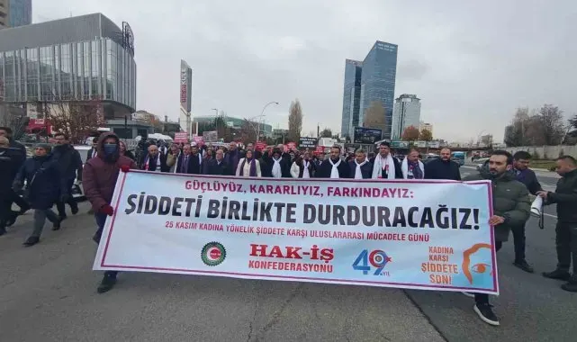 HAK-İŞ Genel Başkanı Arslan: "ILO'nun C190 sayılı 'Şiddet ve Taciz Sözleşmesi'nin Türkiye tarafından onaylanmasını istiyoruz"