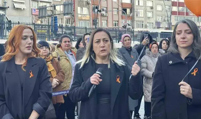 Gaziosmanpaşa'da şiddet mağduru kadınlar anıldı