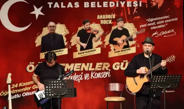 Talas'ta Öğretmenler Günü'ne özel konser ve söyleşi
