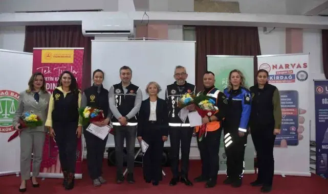 Tekirdağ'da uyuşturucu ve dolandırıcılığa karşı farkındalık çalışmaları