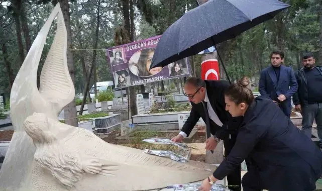 Kadına şiddetin simgesi Özgecan Aslan unutulmadı