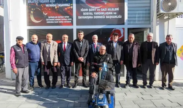 Emniyet Müdürü Erden Sakarya'dan, Iğdır Şehit ve Gazi Aileleri Sosyal Yardımlaşma ve Dayanışma Derneğine ziyaret