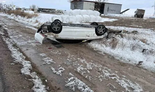 Tipi ve buzlanma kazaya neden oldu: 4 yaralı