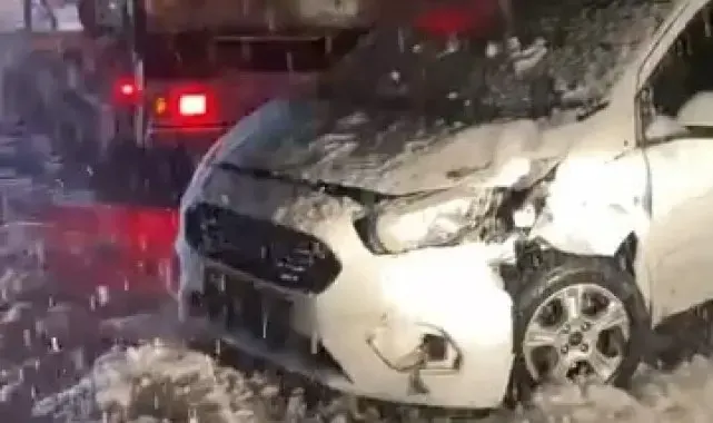 Kar, kazayı beraberinde getirdi: Elazığ- Malatya karayolu trafiğe kapandı