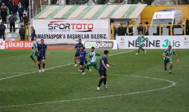 Nesine 3. Lig: Amasyaspor: 1 - Fatsa Belediyespor: 1