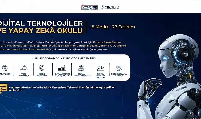 LC Waikiki, Dijital Teknolojiler ve Yapay Zeka Okulu ile çalışanların yetkinliklerini geliştiriyor