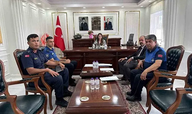 Çavdarhisar'da eylül ayı okul güvenliği toplantısı gerçekleştirildi
