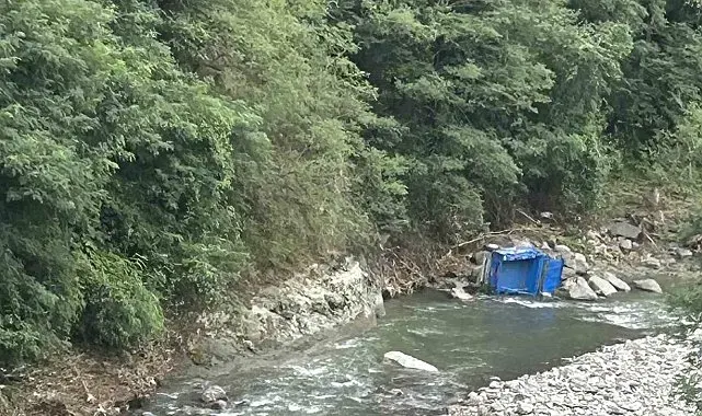 Ordu'da patpat dereye uçtu: 1 ölü, 1 yaralı