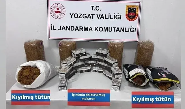 Yozgat'ta toplam 12 bin adet makaron ele geçirildi