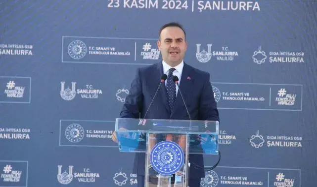 Bakan Kacır: "22 yıl önce Şanlıurfa'da sadece 1 OSB varken, bugün bu sayı 5'e yükseldi"