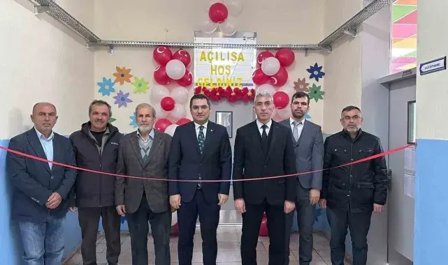 Bozkır'da ortaokula modern laboratuvar kazandırıldı