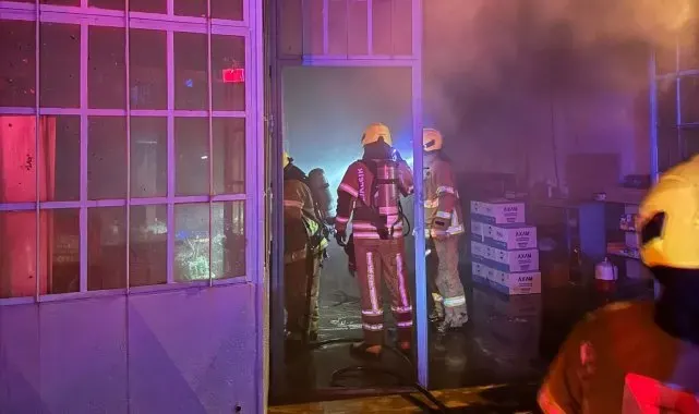 Bandırma Yeni Sanayi Sitesi'nde korkutan yangın