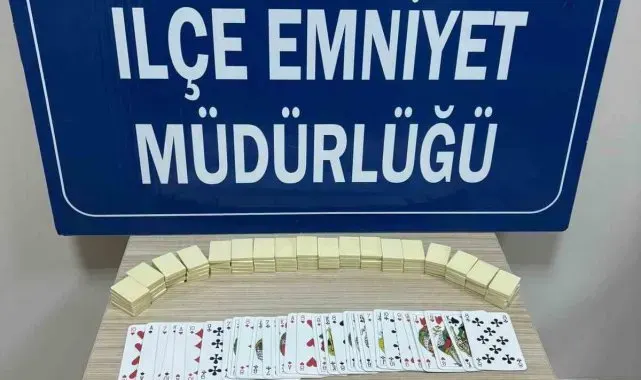Gümüşhane'de kumar oynayan 5 kişiye 32 bin 125 TL ceza kesildi