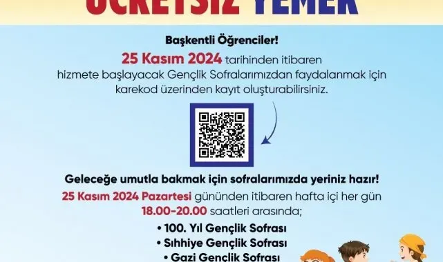 ABB'den öğrencilere ücretsiz yemek