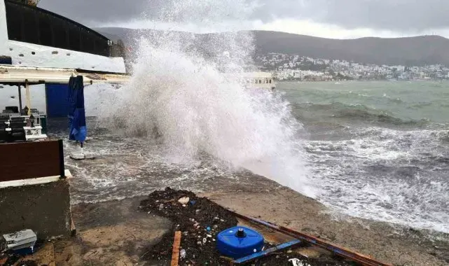Bodrum-Kaş arası denizlerde fırtına uyarısı