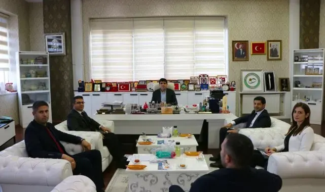 Iğdır Denetimli Serbestlik Müdürü Erkan Yıldırım'dan Rektör Alma'ya ziyaret