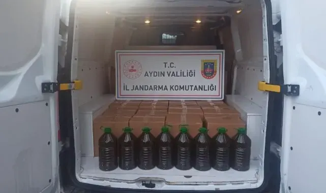 Aydın'da piyasa değeri 1 milyon TL olan zeytinyağı ele geçirildi