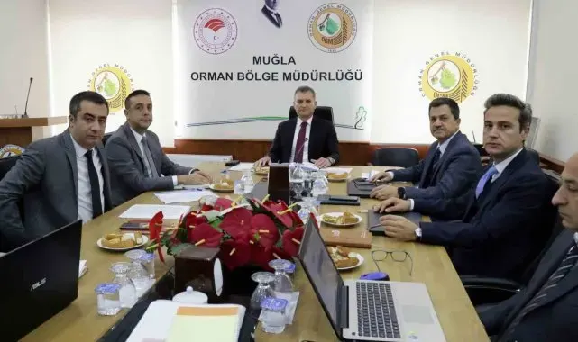 Muğla Orman Bölge Müdürlüğü'nde değerlendirme toplantısı düzenlendi