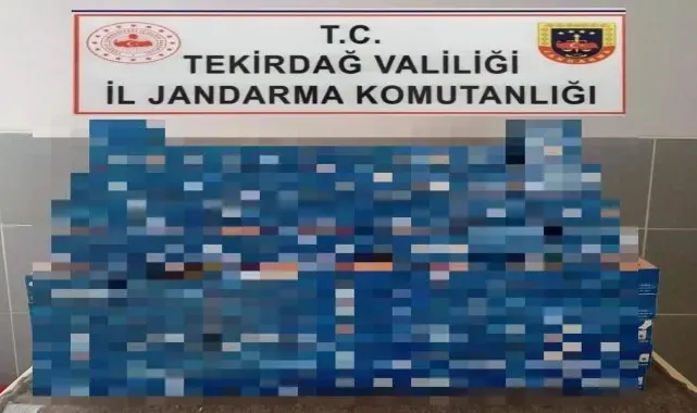 Tekirdağ'da 49 bin 400 makaron ele geçirildi
