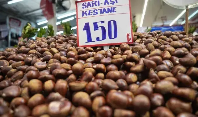 Pazarda Çin kestanesinin yerini yerli kestane aldı