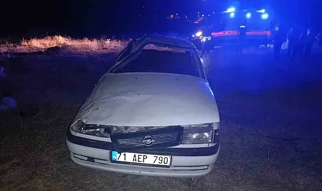 Takla atan otomobil hurdaya döndü: Yolcu öldü, sürücü tutuklandı