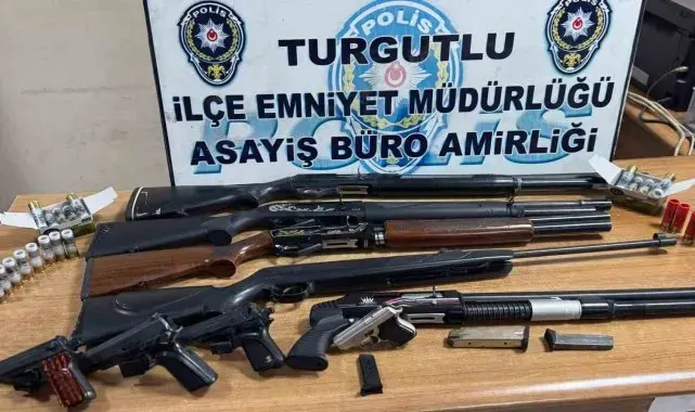 Manisa'da havaya ateş açan şehir eşkiyaları tutuklandı