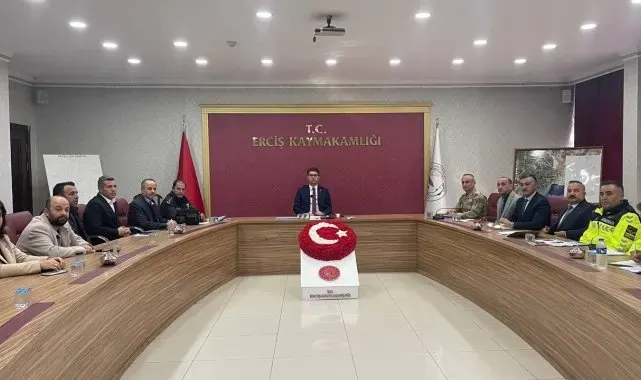 Erciş'te "Kış Tedbirleri Koordinasyon Toplantısı" yapıldı