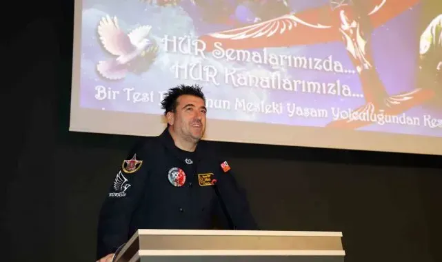 HÜRKUŞ Test Pilotu Özpala, tecrübelerini NEÜ öğrencileriyle paylaştı